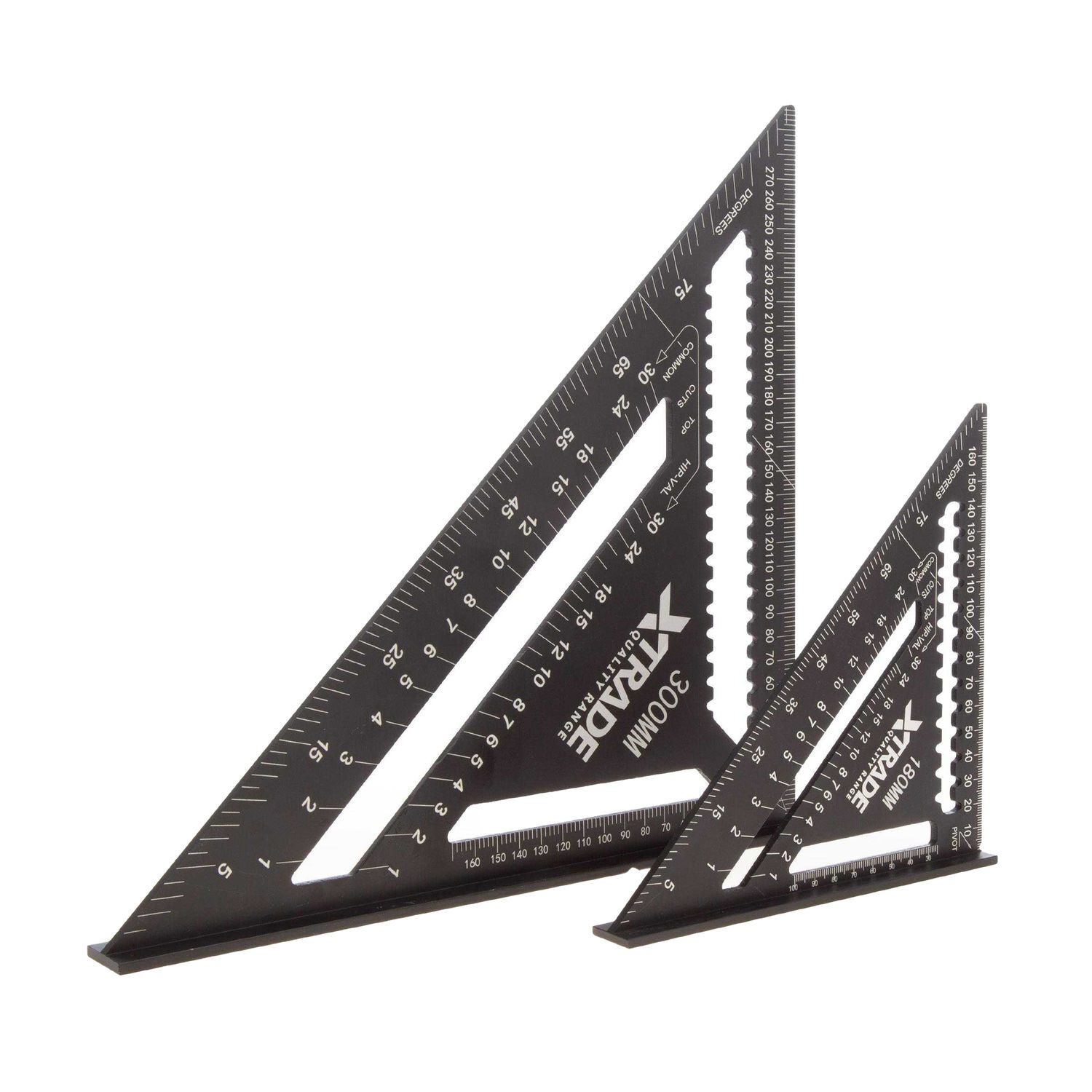  - Xtrade Carpenters Square (Pack Of 2) Black (One Size) - Image 3