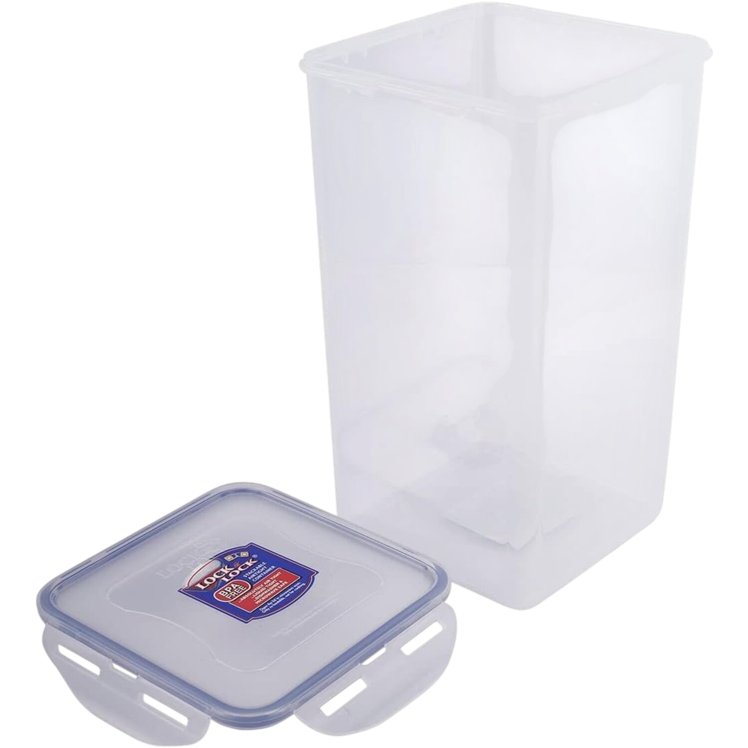 Locknlock Airtight Food Storage Container Bpa Free Leak Proof Microwave Freezer Dishwasher Safe Transparent Kitchen Box 4L