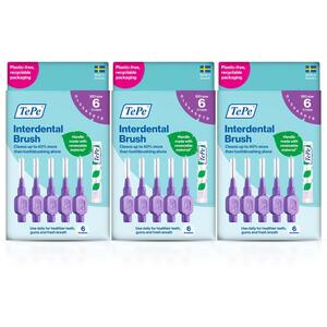 Tepe Interdental Brush Purple 1.1mm - Pack of 3
