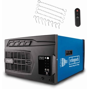 Scheppach HDA-14 Air Purifier 110W, up to 740 m³/h, 1 µm Filtration, 3 Speeds, Remote Control