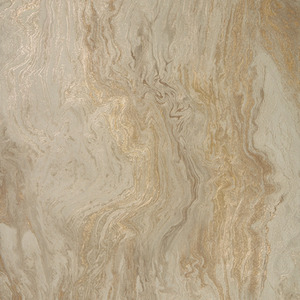 Etna Metallic Wallpaper in Taupe  Gold