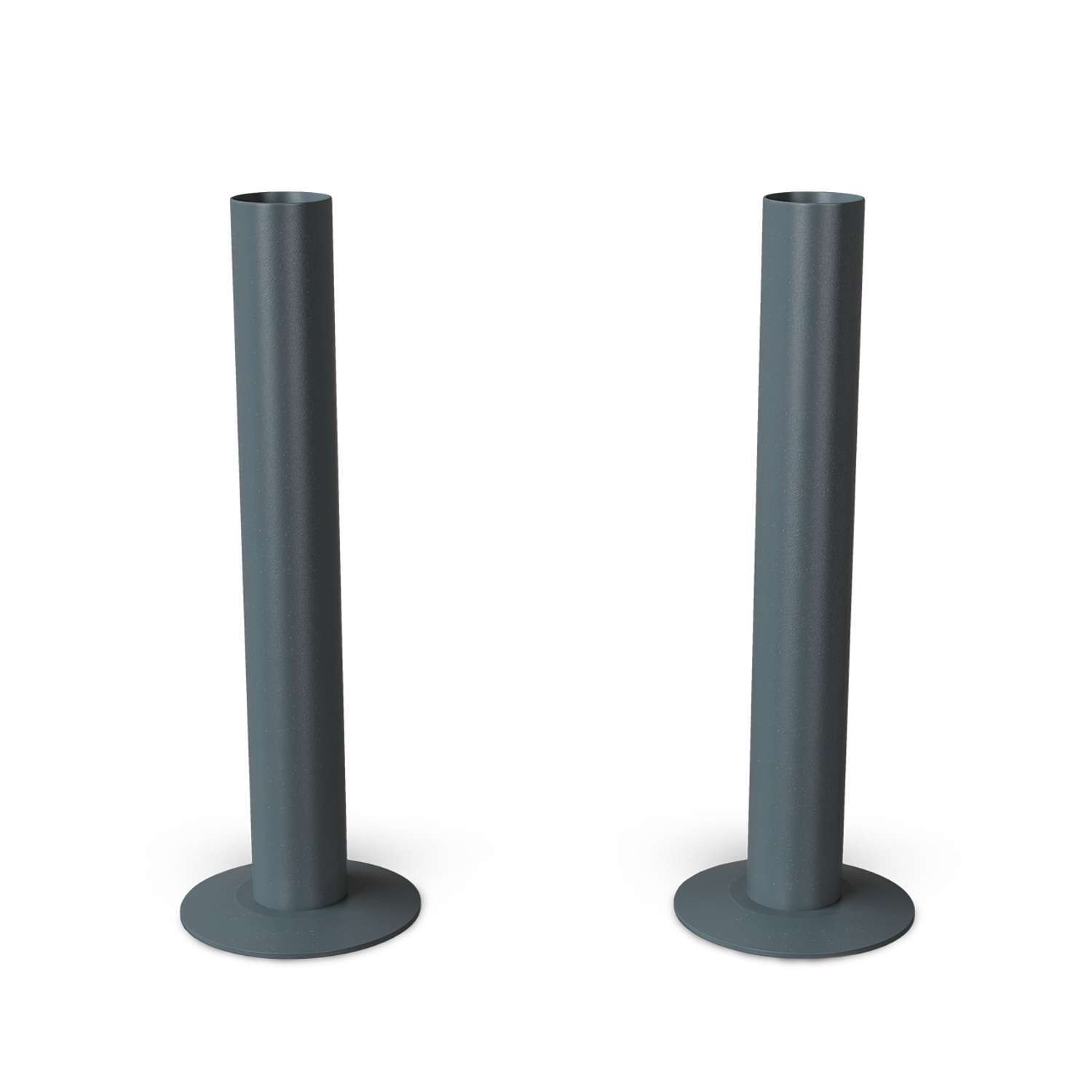 Uk Radiators Talus - Anthracite Matte Pipe Covers - Anthracite / 130Mm - Image 3