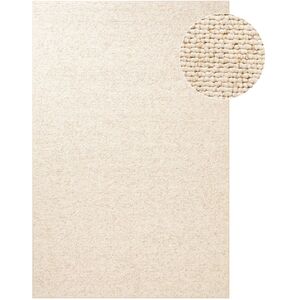 Wolly Tufted Wool Rug Cream