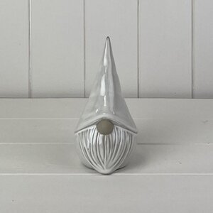 Characterful Textured Ceramic Gonk Ornament