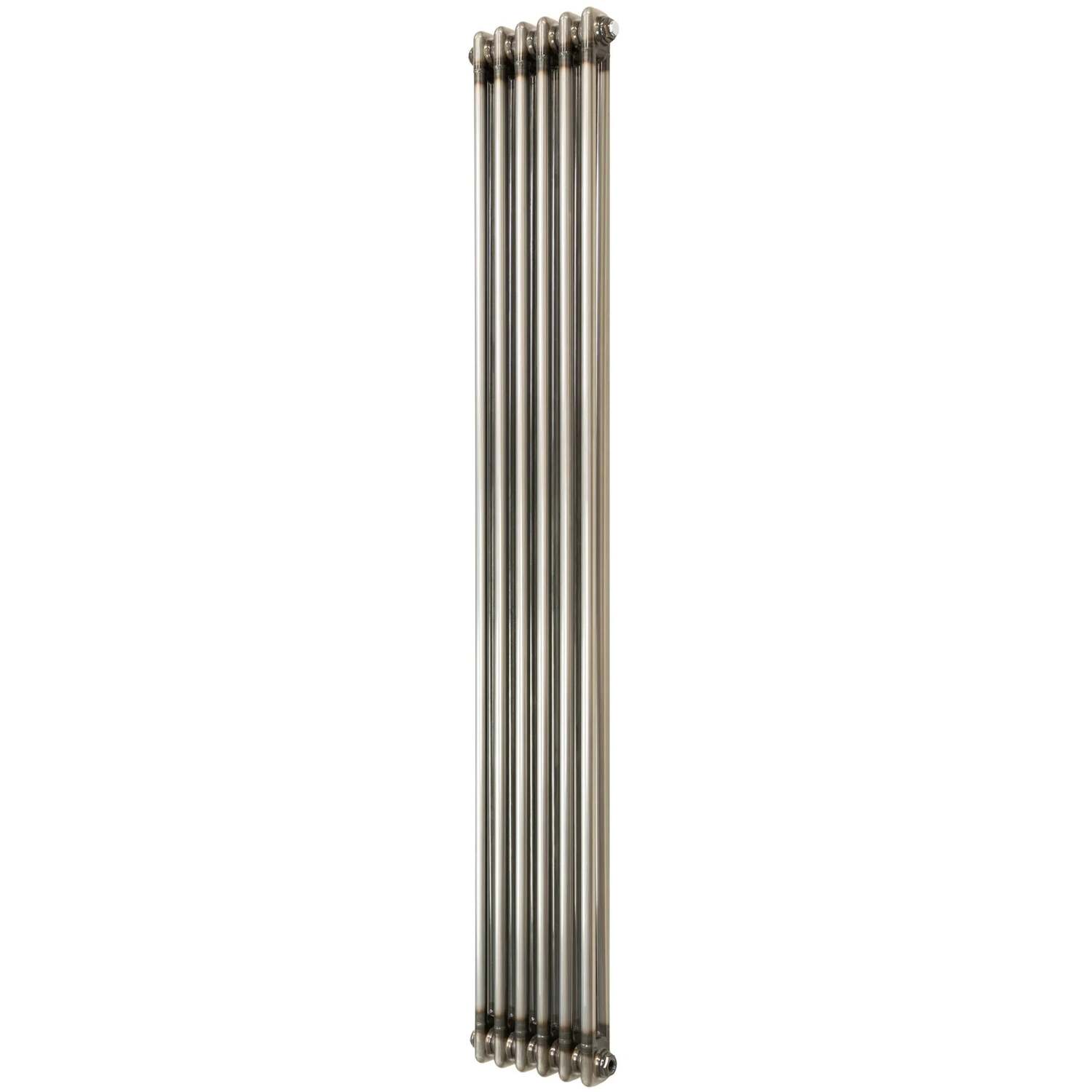 Monstershop Traditional 2 Column Radiator - 1800 x 290mm - Raw Metal in Silver - Image 2