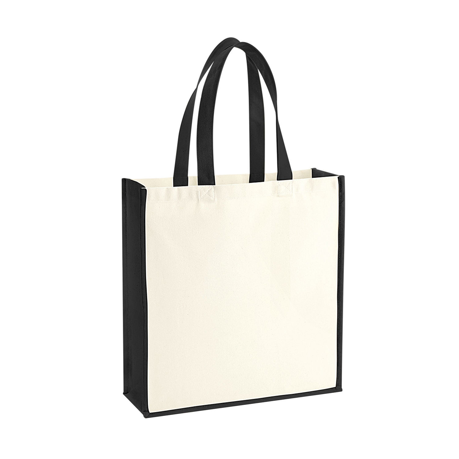 Westford Mill Gallery Canvas Tote - Natural/Black