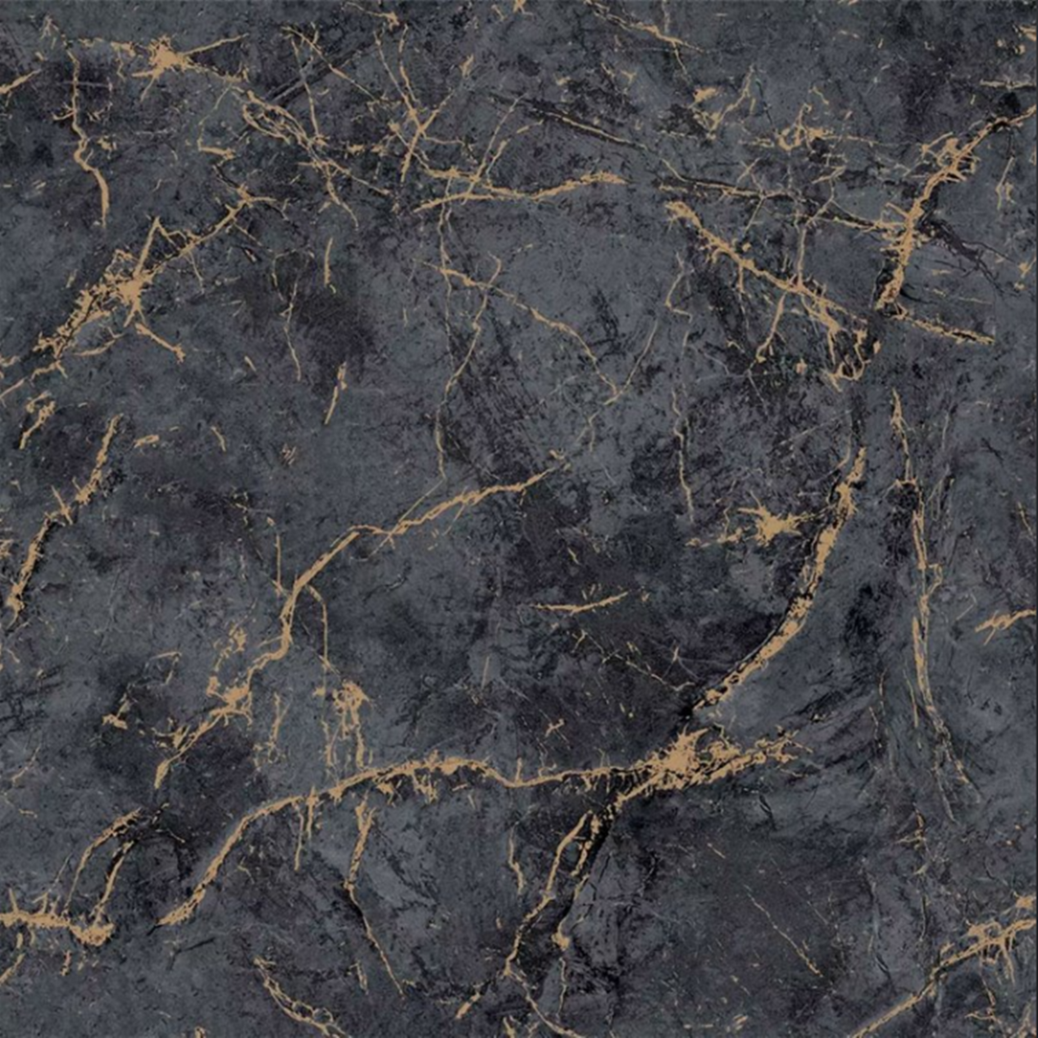 B&Q - Black Gold Marble Wallpaper For Living Room Metallic Textured Vinyl Paste The Wall Heavy Weight - Image 2