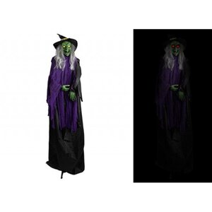 Animated Witch Ghost Purple Party Decoration