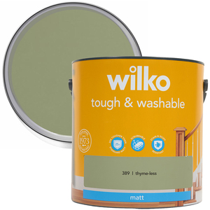 wilko Tough and Washable Matt Emulsion Paint 2.5L