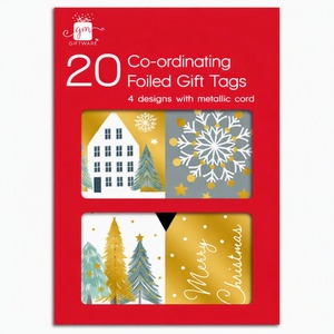 Pack of 20 Winter Wonderland Co-ordindated Christmas Tags
