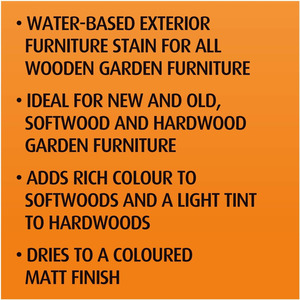 Cuprinol Clear Garden Furniture Stain 750ml.