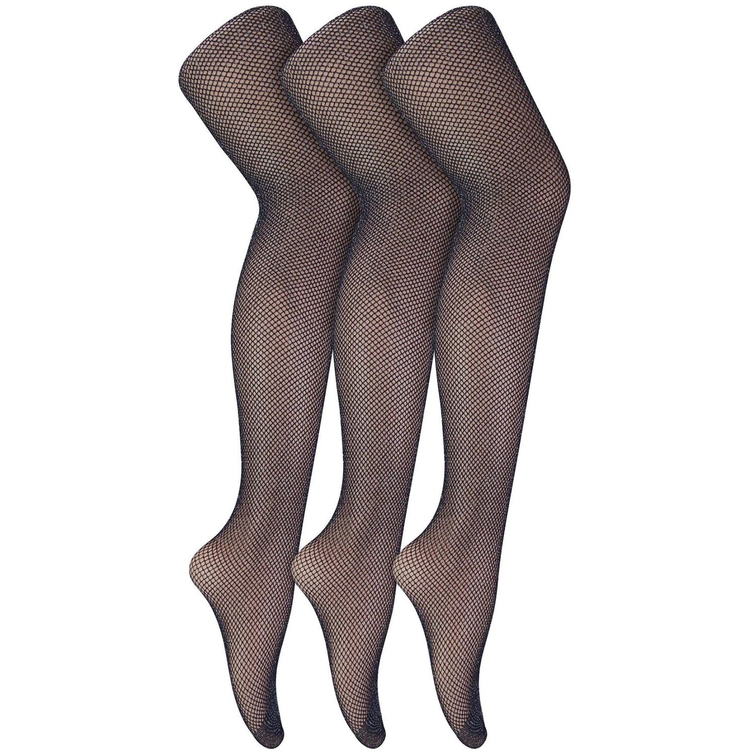 Sock Snob 3 Pairs Fishnet Tights For Women