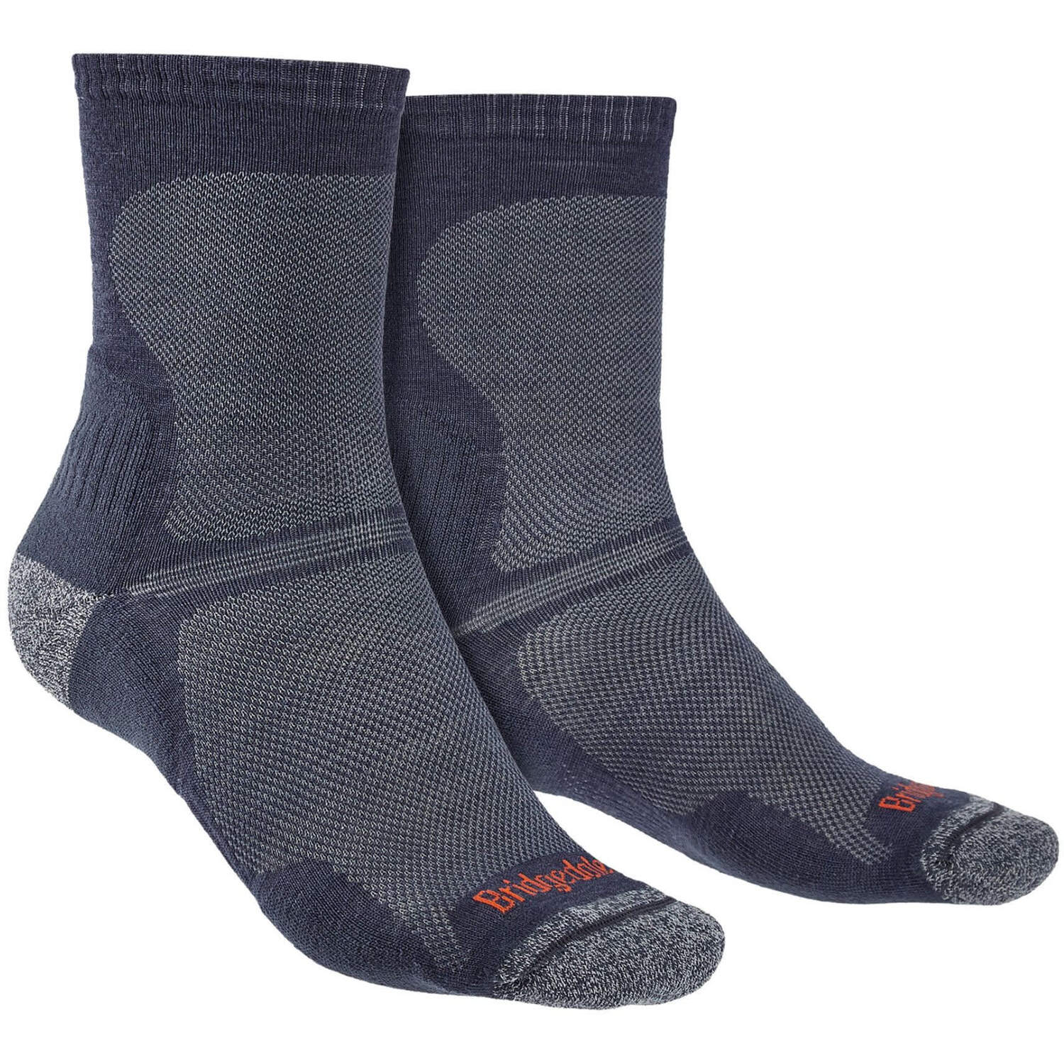 Bridgedale Mens Hiking Ultralight T2 Merino Wool Crew Socks