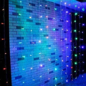712 LED 6m x 3m Multicoloured Curtain Lights, 8 Modes Mains Powered