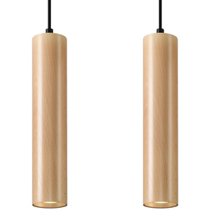 Pendant lamp LINO 2 wood