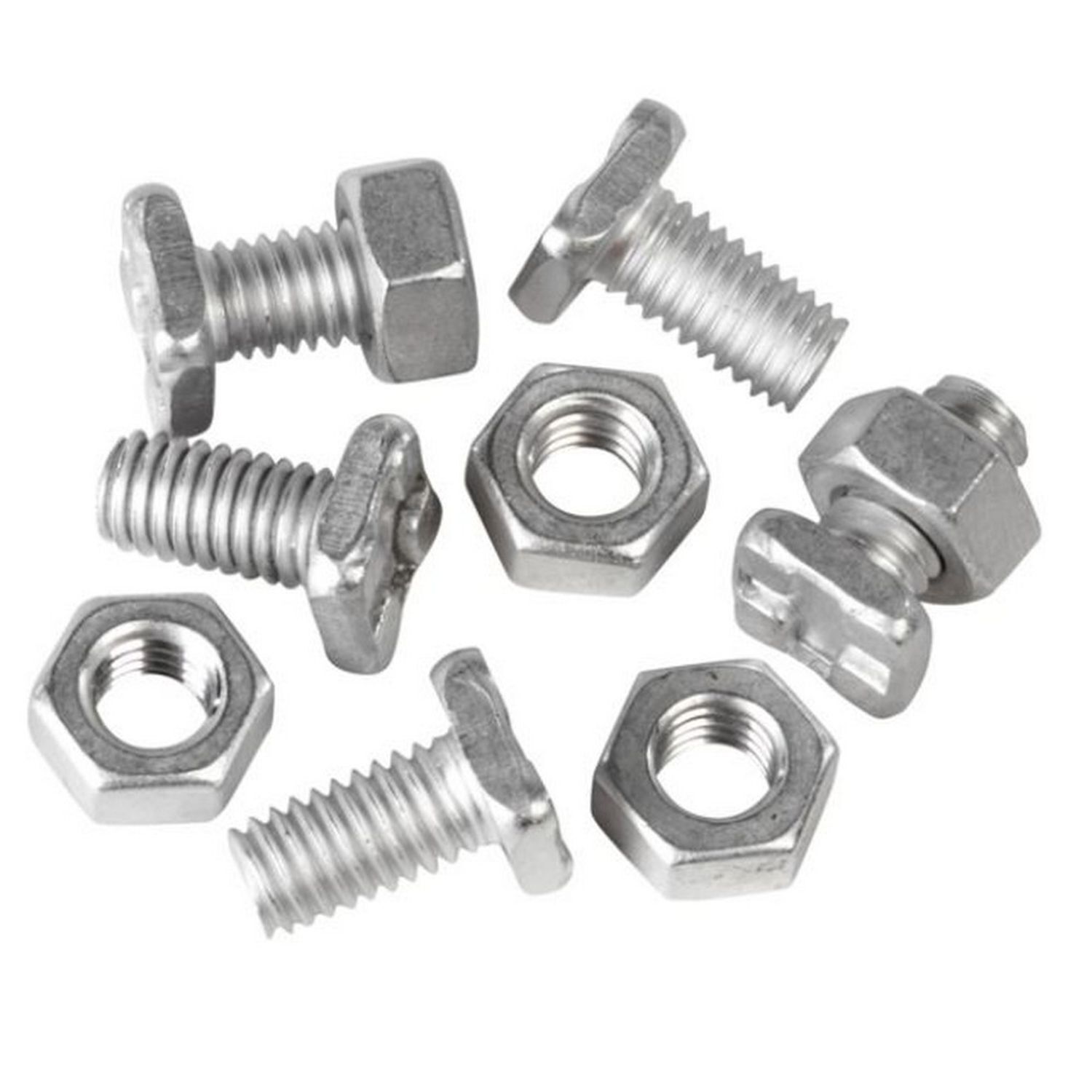 Ambassador Bolts & Nuts (Pack Of 20) - Silver