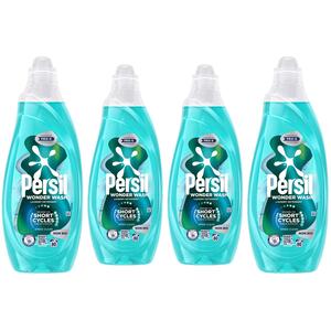 Persil Wonder Wash Non Bio Liquid Laundry Detergent 2.16L Speed Clean 320W, 4Pk
