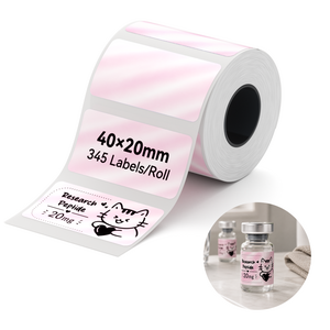 M Range 40x20mm Coloured Thermal Transfer Label Roll
