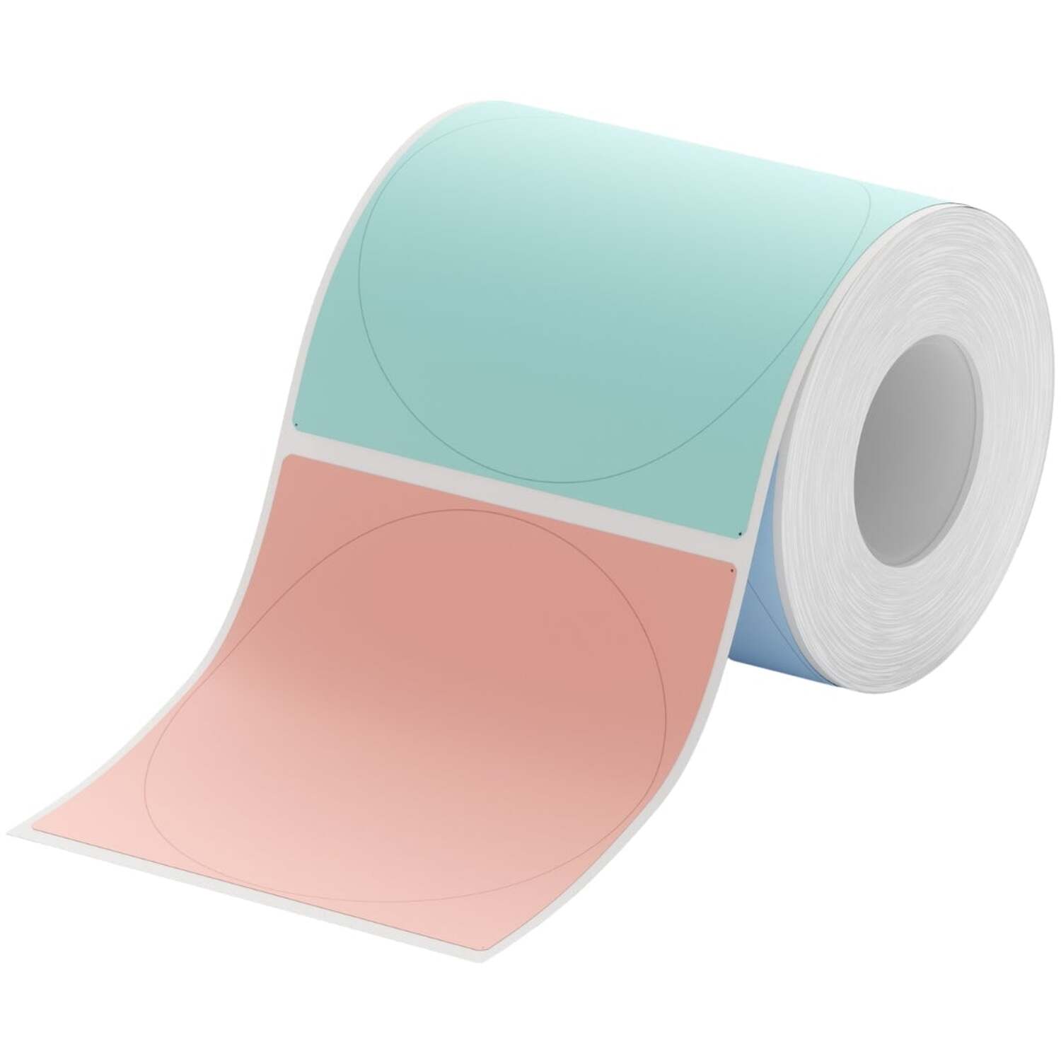 B&Q - B Range 41X41mm Muliti-Colour Round Thermal LabelsRoll Of 175 - Image 2