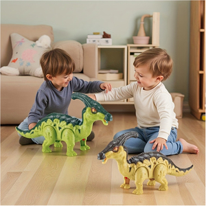 Electric Walking Dinosaur Toy with Lights, Sounds, Moving Tail