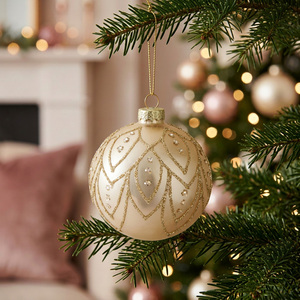 Glitter Petal Bauble