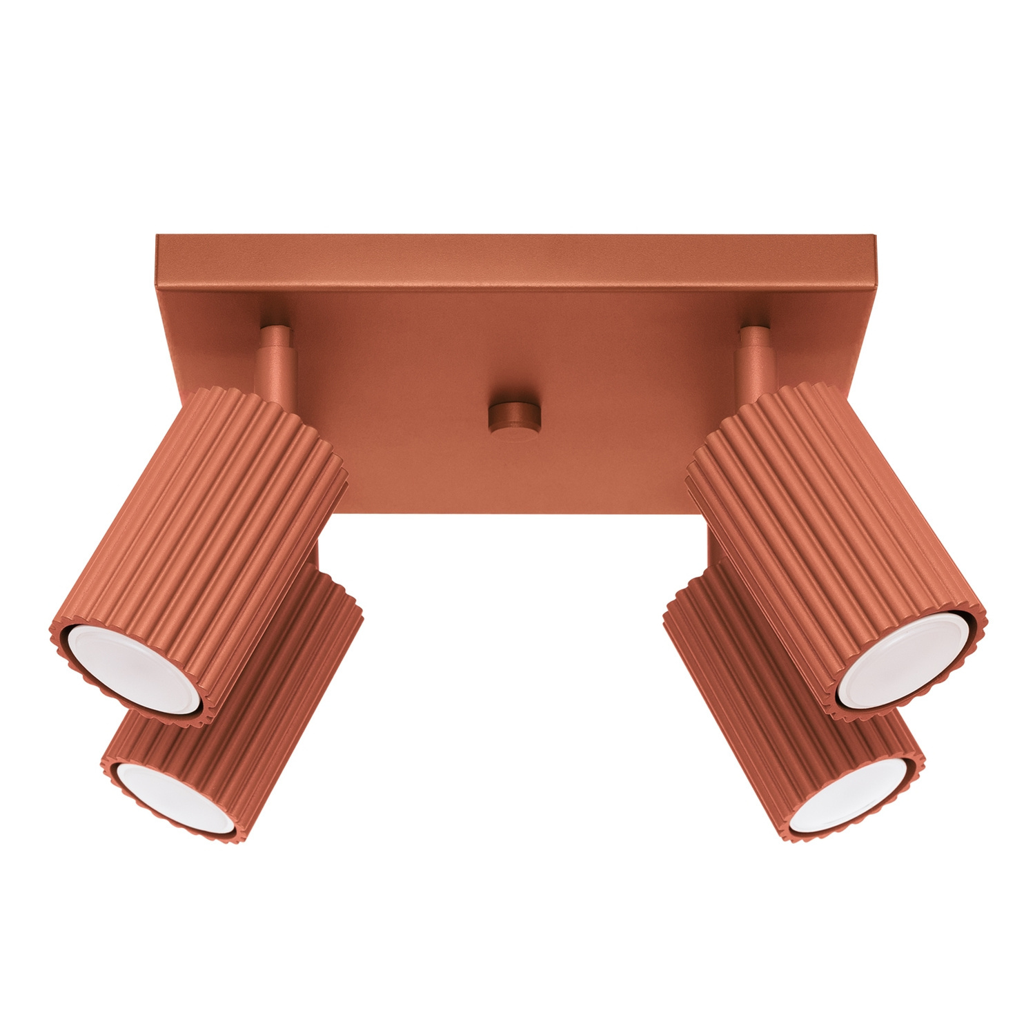 Sollux Lighting Ceiling Lamp Karbon 4 Red Ochre - Red Ochre