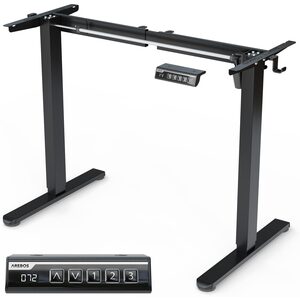 AREBOS Electrically height-adjustable desk frame