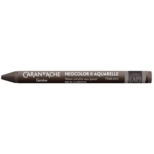 Neocolor II Water Soluble Wax Pastel - Vandyke Brown 045