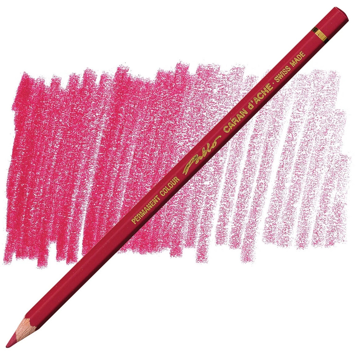 Caran d'Ache Pablo Coloured Pencil Wooden 3.8mm Lead Carmine 080 Drawing - Image 2