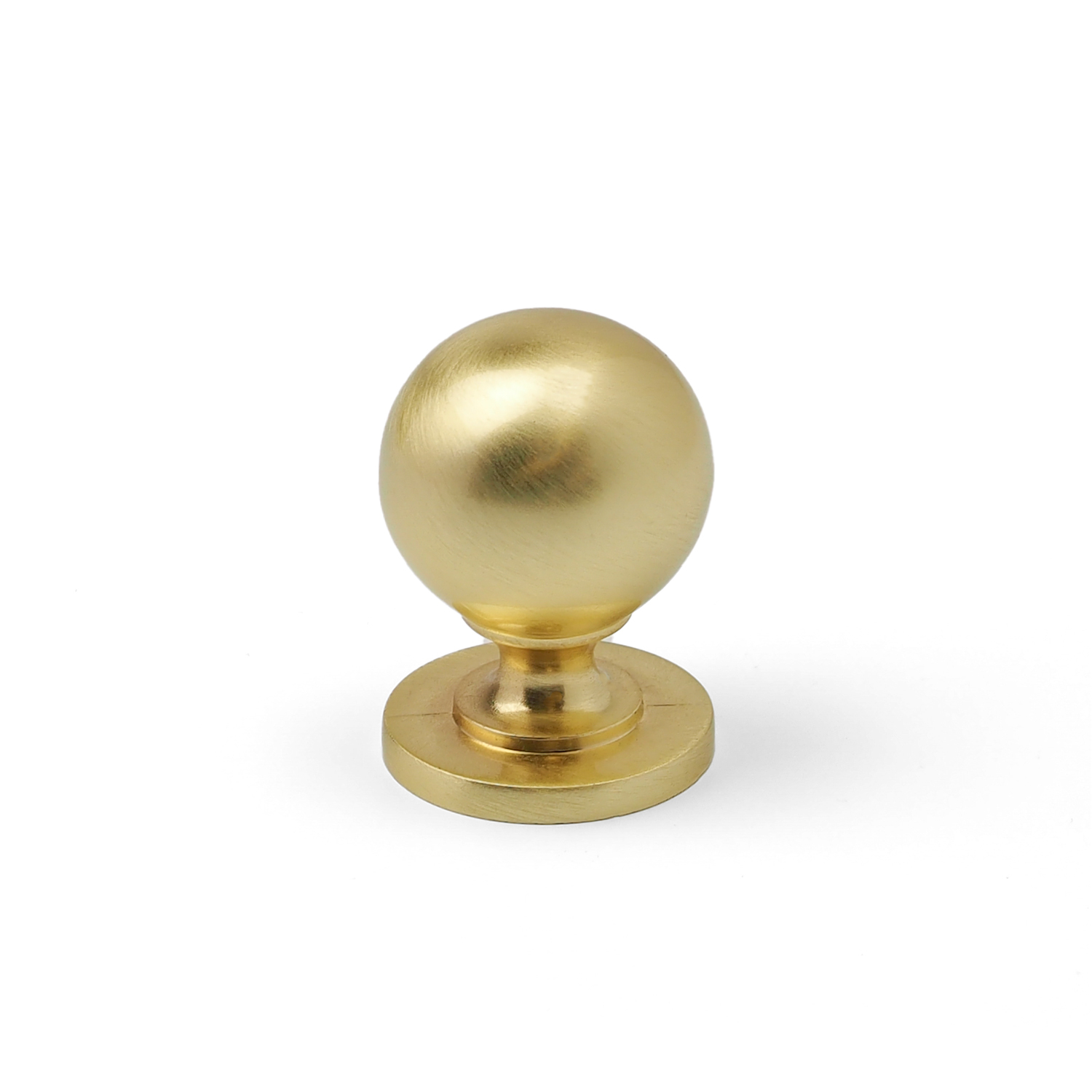 - 31mm Brushed Brass Cabinet Knob Gold Kitchen Cupboard Door Drawer Pull Handle Bathroom Bedroom Furniture Replacement Upcycle - Image 2