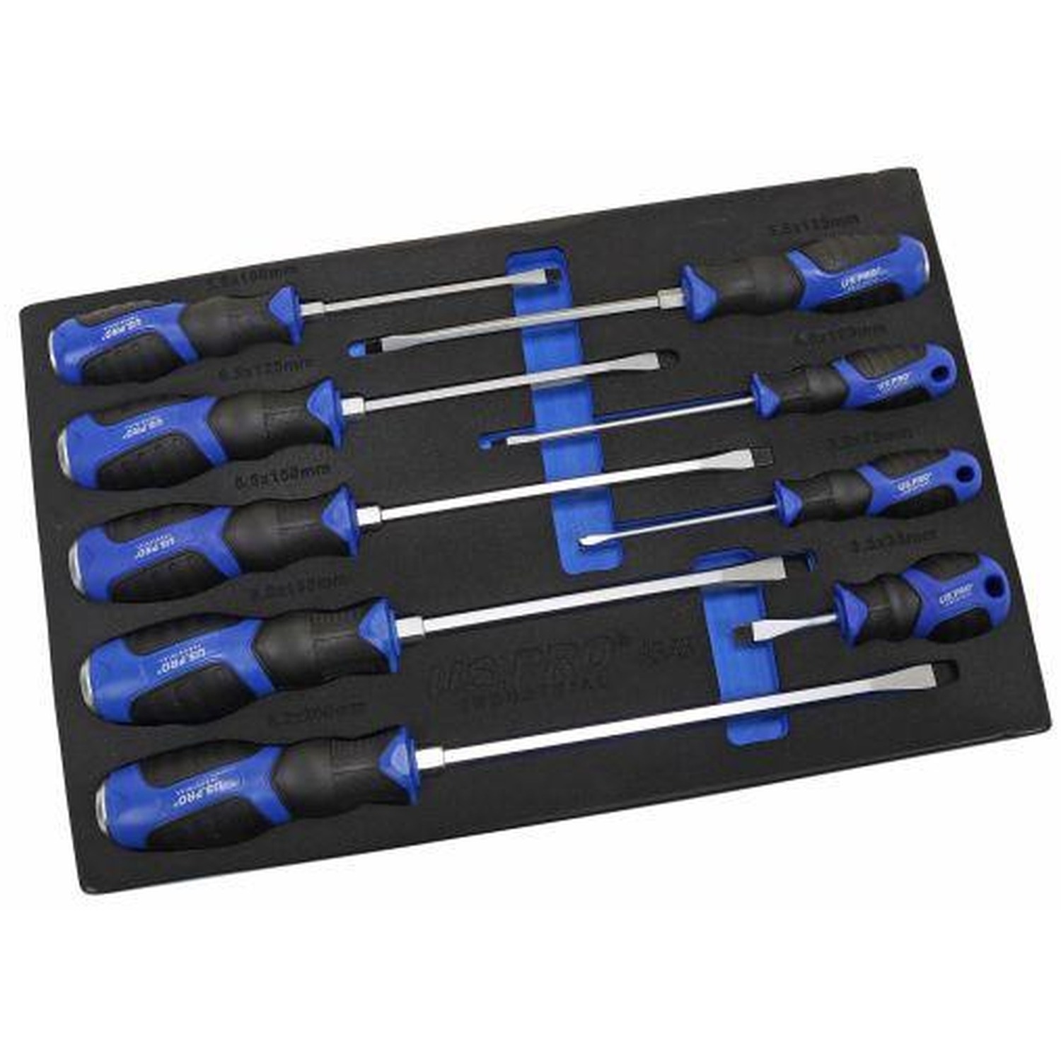 US PRO INDUSTRIAL 9pc Premium Screwdriver Set Slotted Screwdrivers 4545 - Image 3