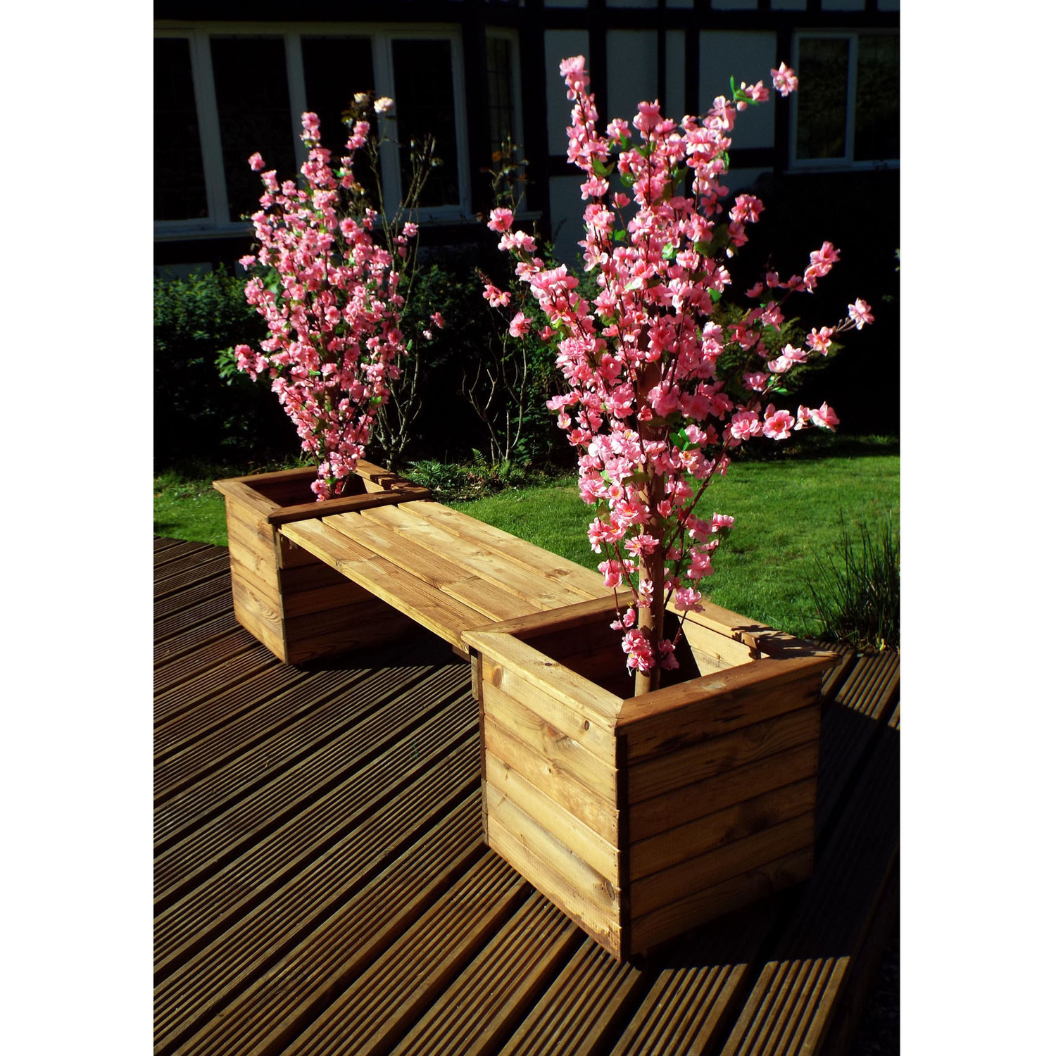 Charles Taylor Planter Bench - Brown