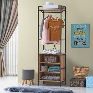 Open Wardrobe with 5 Shelves