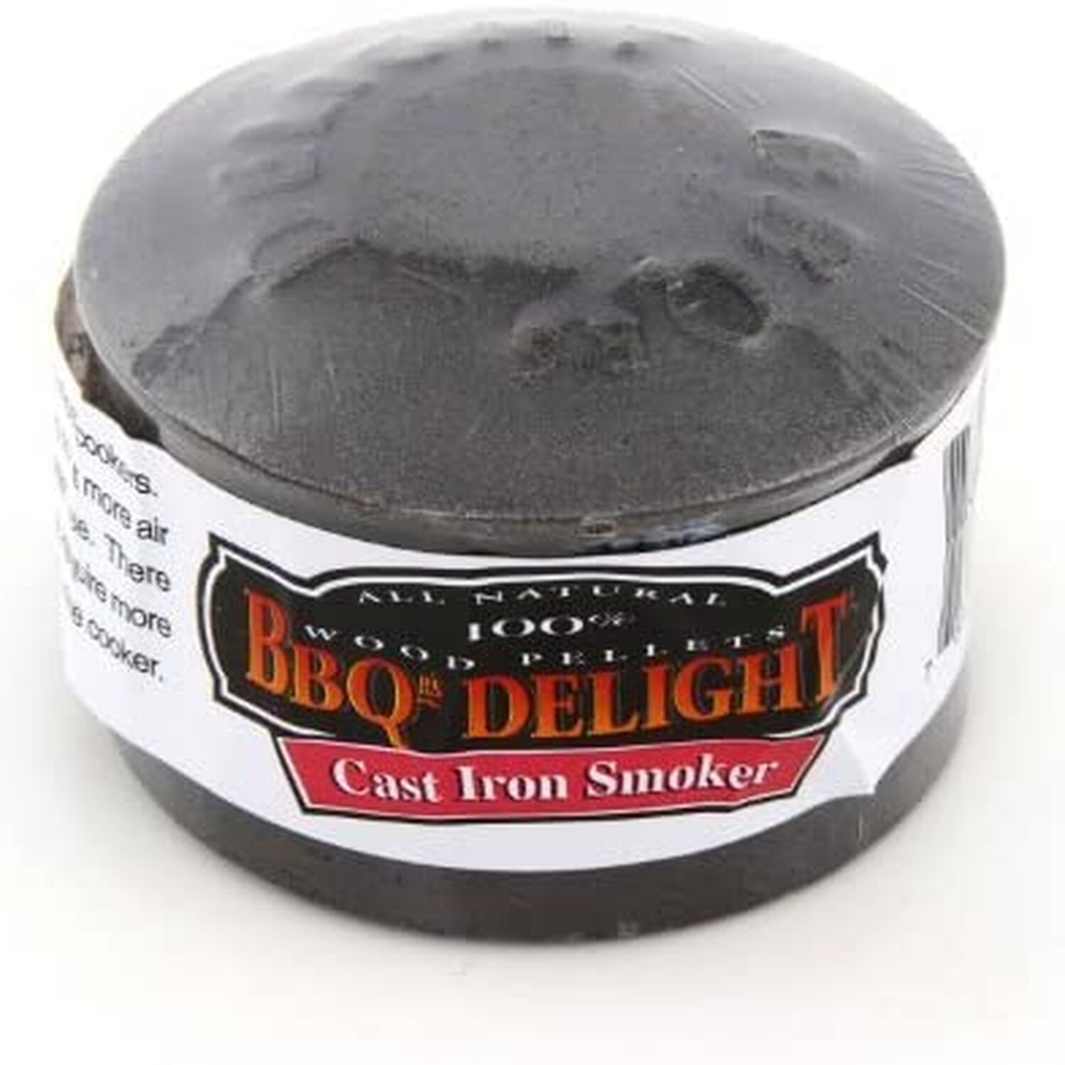 Image of Wood Pellet Cast Iron Smoker Pot - Black