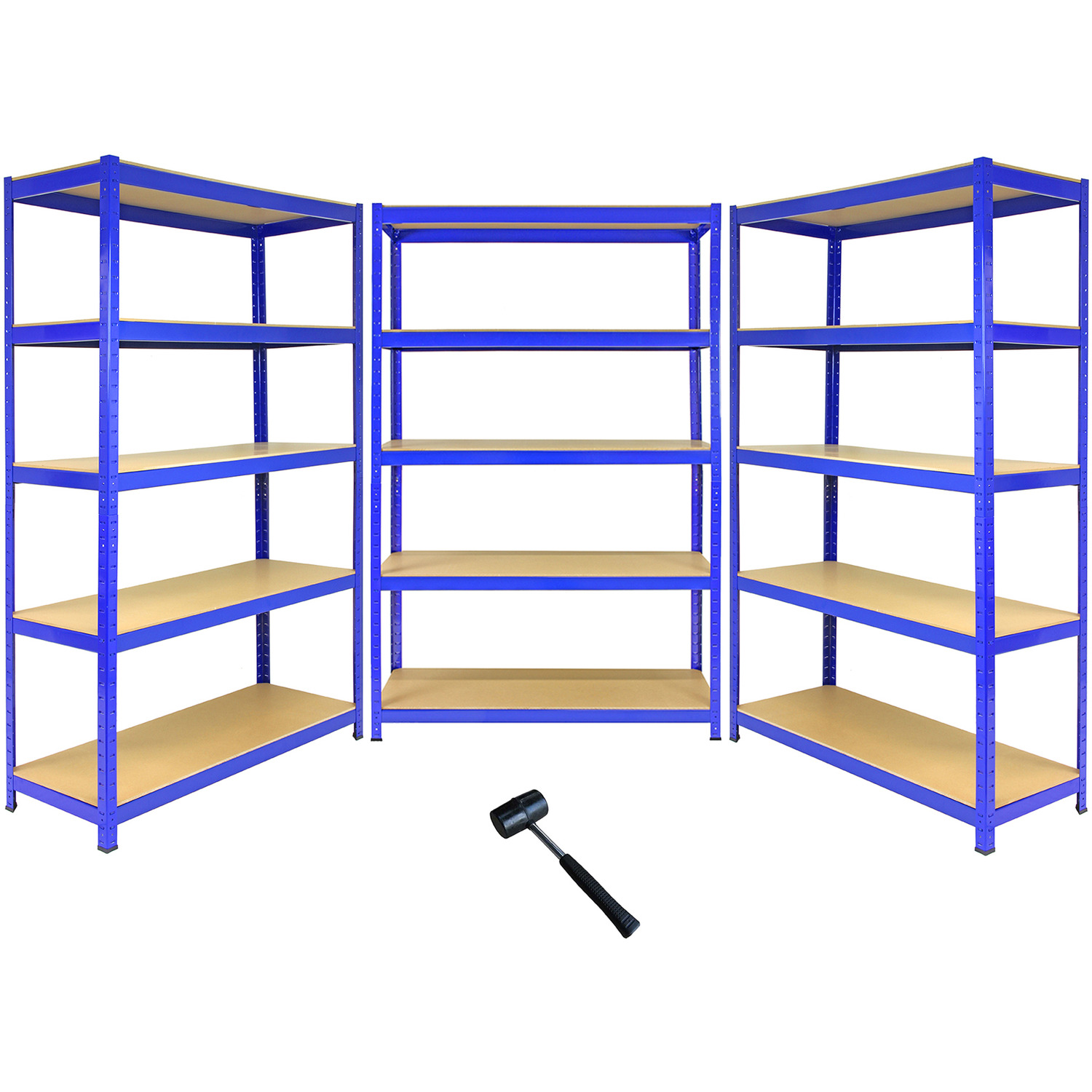 3 x T-Rax 1200mm x 450mm x 1800mm Blue - Blue