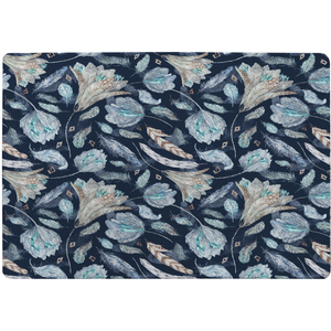 Abstract Indigo Rugs Boho Chic Indigo Pattern Rug