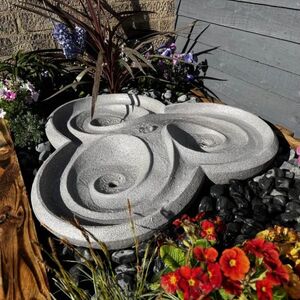 Dropa Stone Contemporary Solar Water Feature