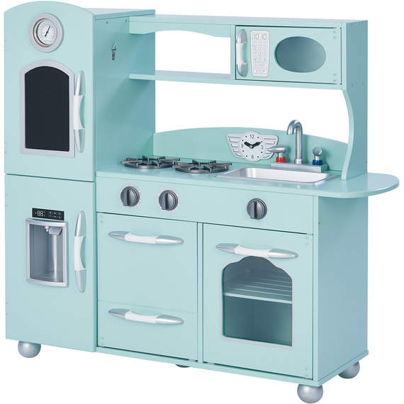 Teamson Kids Little Chef Westchester Retro Play Kitchen - Mint
