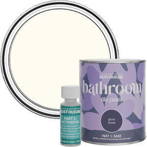 Rust-Oleum Bathroom Tile Paint in Gloss Finish - Porcelain 750ml