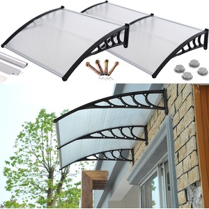 Front Door Canopy Porch Awning Lean To Roof Shade Cover