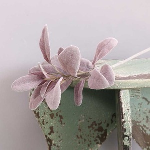Artificial Lambs Ear Spray 38cm