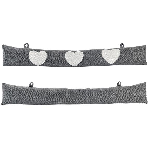 Mismatched Herringbone Draught Excluder Set - 78.5cm