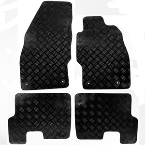 Vauxhall Corsa D and E Tailored Rubber Car Mats 2006 to 2019 Floor Set