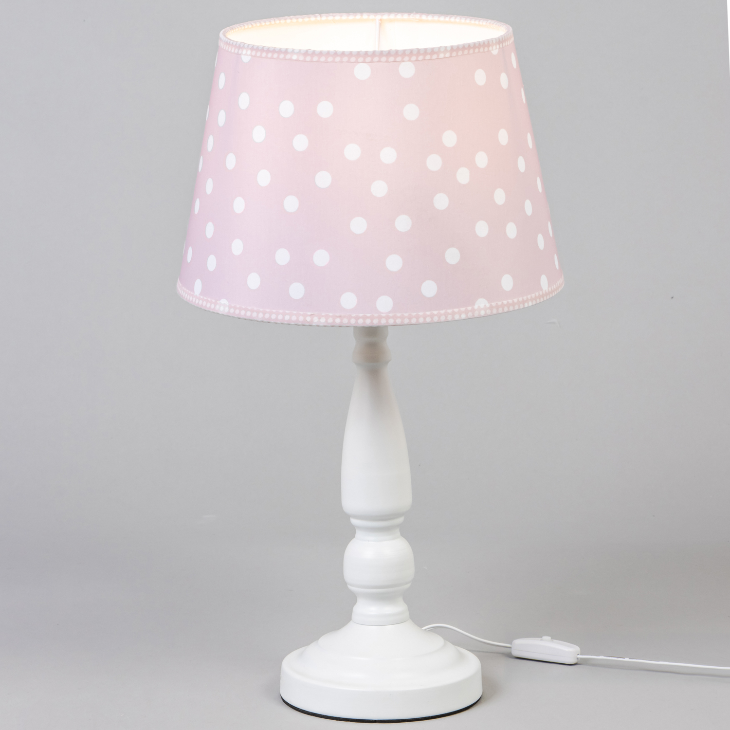 Glow Polka Dot Table Lamp - Pink