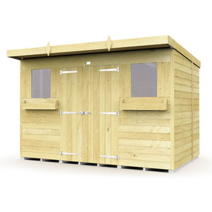DIY Sheds 10x8 Pent Summer Shed