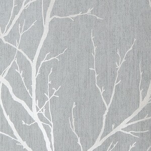 Duck Egg Fresco Winter Tree Forest Silhouette Wallpaper shot 5100535