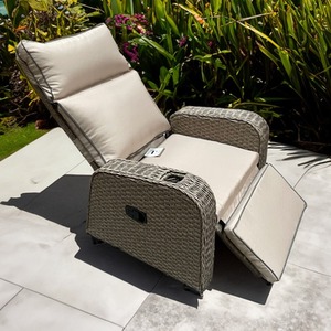Madrid Rattan Sun Lounger