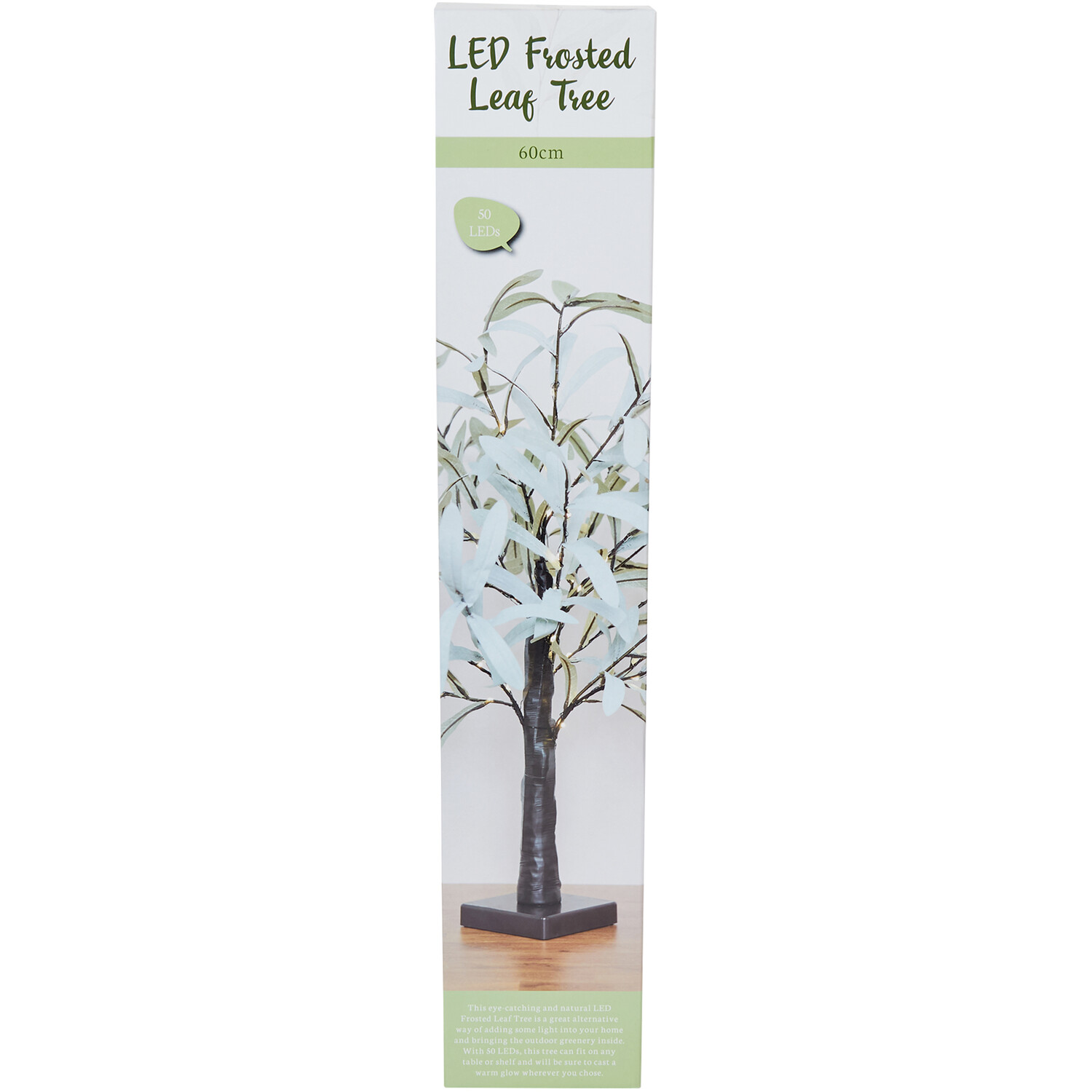 Led Frosted Leaf Tree