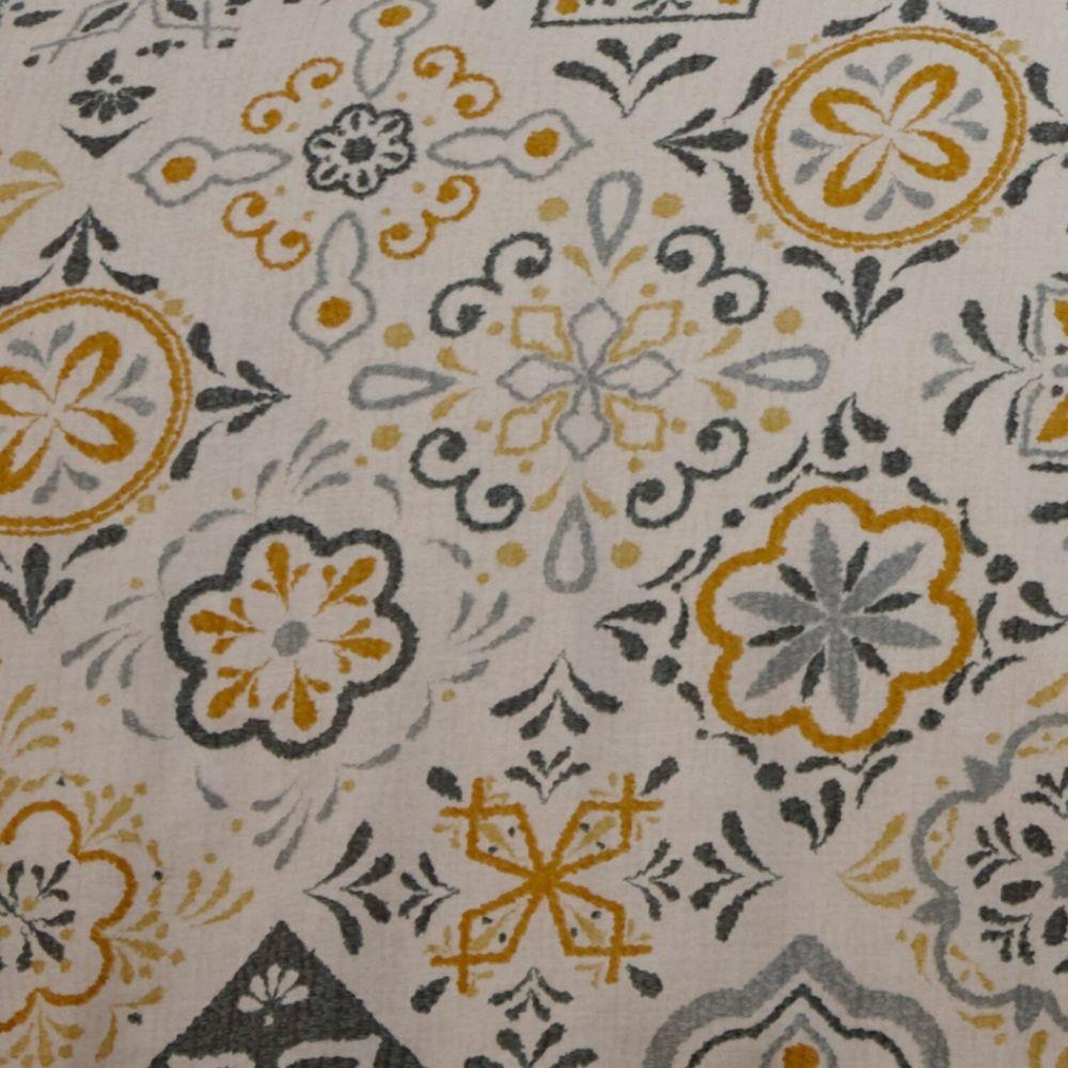 Morocco Print Duvet Cover Set - Yellow Double