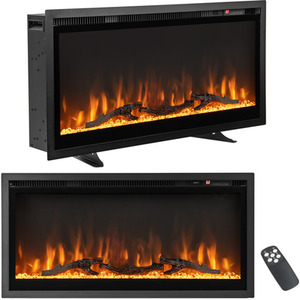Wall-Mounted Electric Fireplace